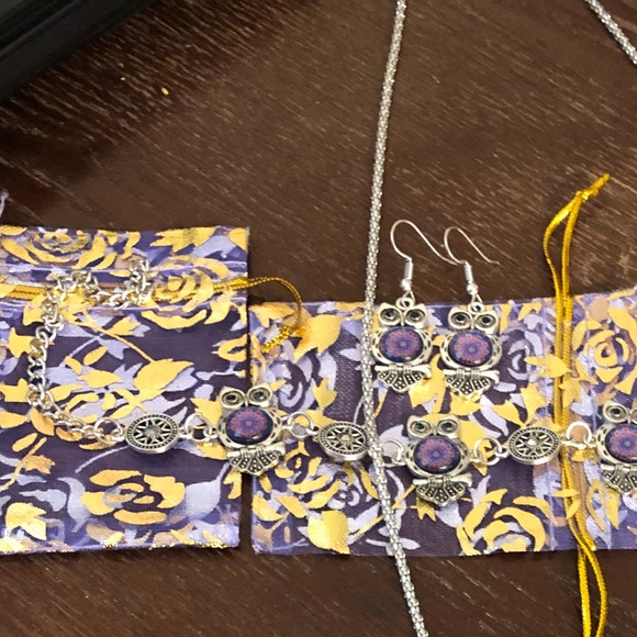 Owl jewelry set - Picture 6 of 6
